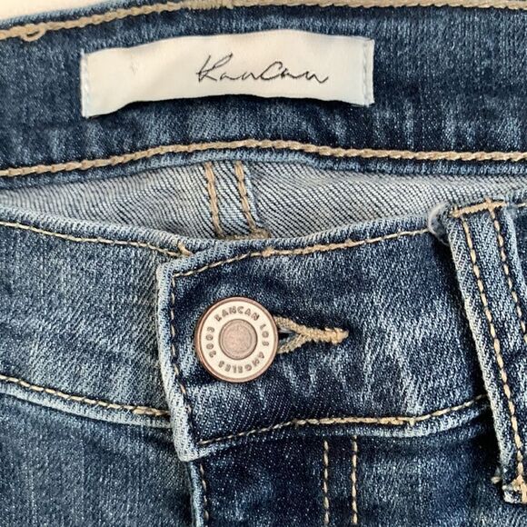 KanCan Women’s Distressed Hem Denim Jeans Size 27 - Picture 9 of 13